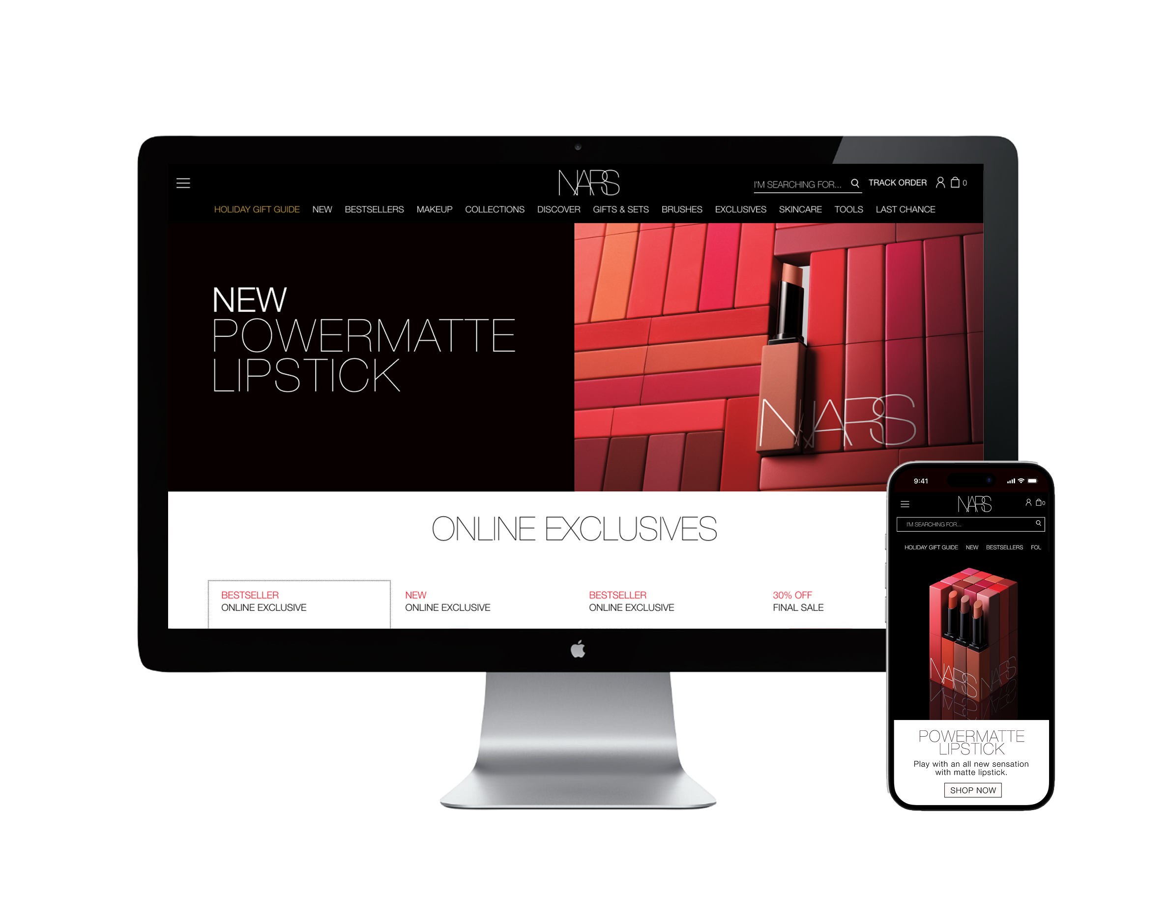 Powermatte Digital Campaign for NARS Cosmetics